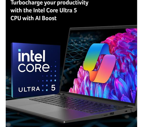 ACER Swift X 14 inch 1TB Laptop in sleek grey finish.