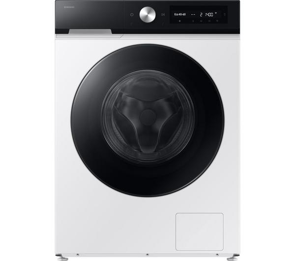 Samsung Series 7 11kg 1400 Spin washing machine in white, showcasing its modern design and large drum.