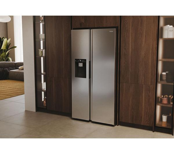 Haier HSW79F18CIMM Platinum Inox Fridge with smart features