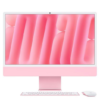 APPLE iMac 4.5K 24" M4 Pink showcasing its vibrant color and sleek profile.