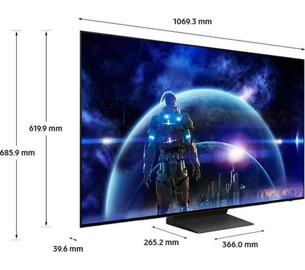 Samsung QE48S90D 48 inch OLED TV with stunning 4K HDR visuals