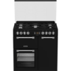 Leisure CC90F531K 90cm Dual Fuel Black range cooker with modern design.