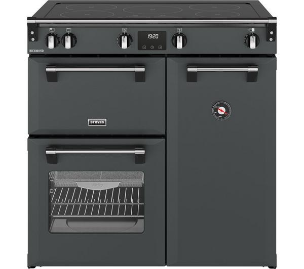 STOVES Richmond 90Ei Anthracite Cooker – Modern Electric Induction Range in Anthracite Finish