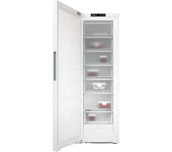 Miele FNS 4382 D WS freezer in a freestanding tall white design