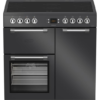 LEISURE Cookmaster CK90C230T Anthracite Electric Ceramic Range Cooker in a modern kitchen setting.
