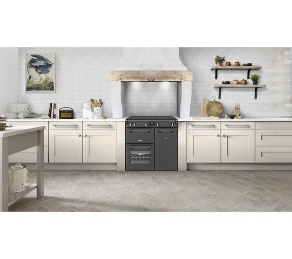STOVES Richmond 90Ei Anthracite Cooker with sleek induction hob