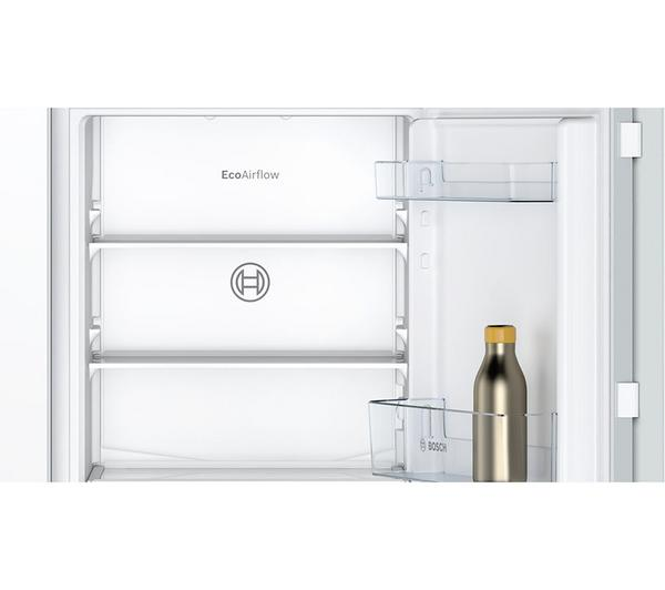 BOSCH Series 2 KIN85NFE0G Fridge Freezer integrated with a fixed hinge