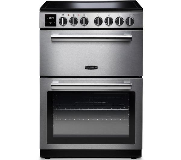 Rangemaster Professional+ 60cm Ceramic cooker with stainless steel finish