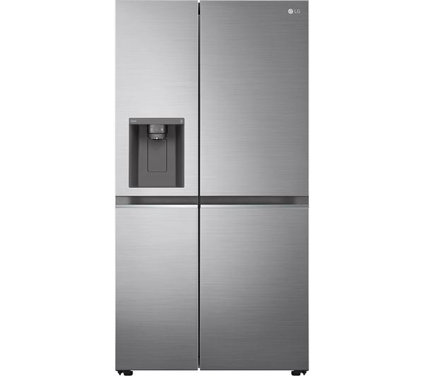LG GSLD80PZRD Smart Fridge Freezer in Shiny Steel