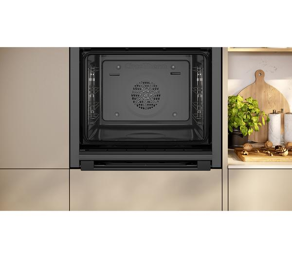 NEFF Slide&Hide N50 oven graphite grey electric with signature disappearing door