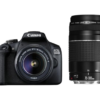 Canon EOS 2000D DSLR camera kit with 18-55mm and 75-300mm lenses