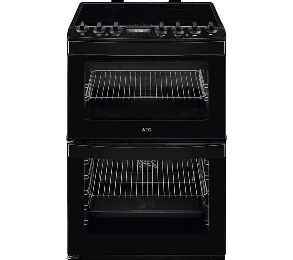 AEG 60cm Black Induction Cooker with SteamBake technology
