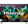 Hisense 75U6NQTUK 75 inch Mini LED TV showcasing vibrant colours and deep blacks
