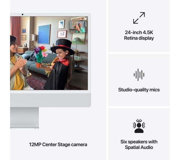 APPLE iMac 4.5K 24" M4 Silver