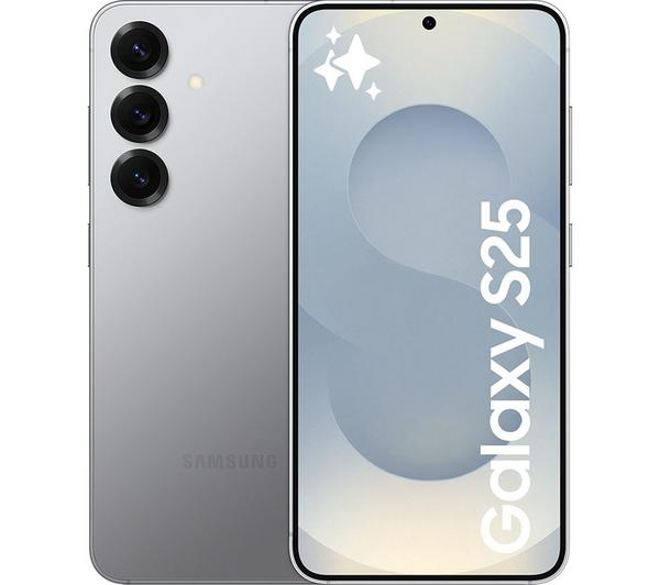 Samsung Galaxy S25 256GB Silver in a sleek design