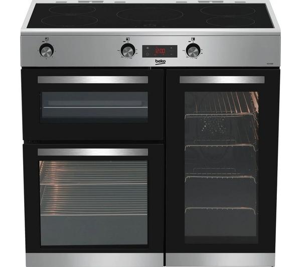 BEKO Pro KDVI90X Range Cooker in a modern kitchen setting