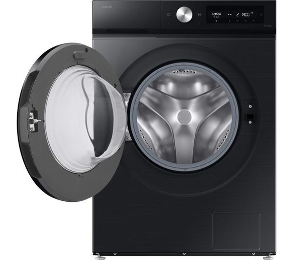 Samsung Series 7 AI Energy Black 11kg Washer Dryer front view