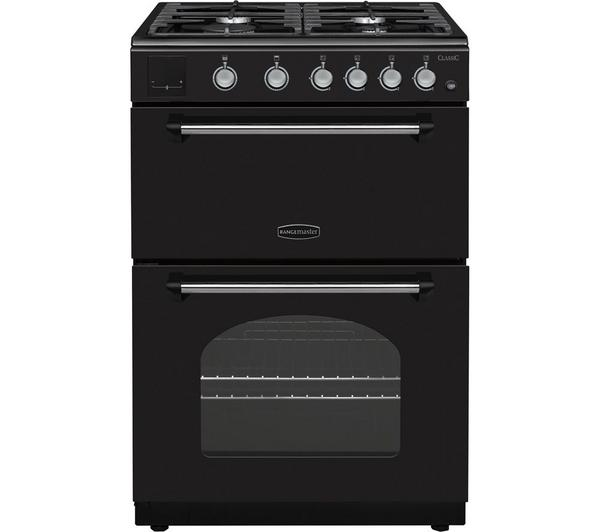 Rangemaster Classic CLA60NGFBL/C Black 60cm Gas Cooker in Black
