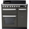 Rangemaster Estel Deluxe 90cm Induction Cooker in a stylish slate finish.
