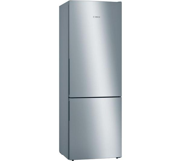 BOSCH KGE49AICAG 60/40 Fridge Freezer in a modern stainless steel look