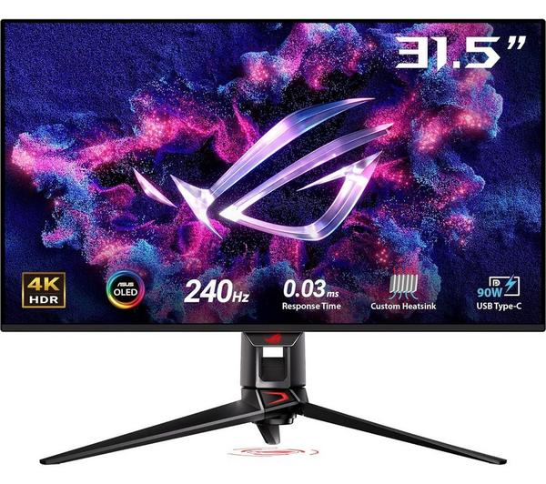 ASUS ROG Swift PG32UCDM QD-OLED Black Gaming Monitor