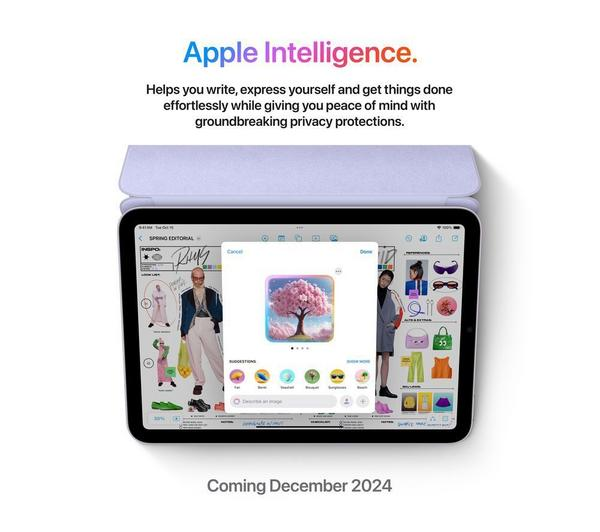 APPLE 8.3" iPad mini 512GB Starlight - Front View