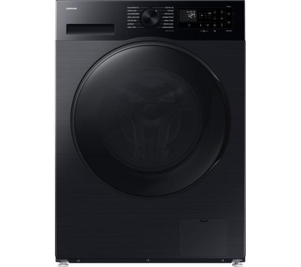 Samsung Series 5 AI Energy Black washer dryer front view
