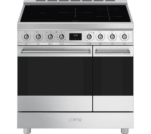 SMEG C92IPX2 90cm Induction Cooker Stainless Steel - Modern Kitchen Appliance
