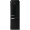 HISENSE RB390N4RBDUK 60/40 Fridge Freezer in black, showcasing its modern design and ample storage.