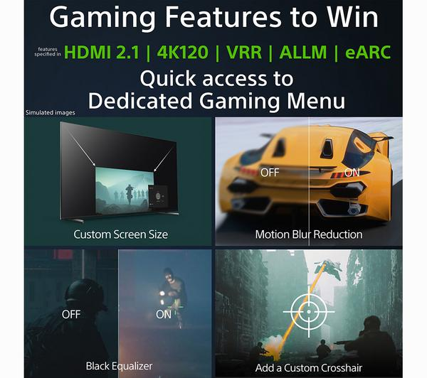 Sony KD-55X85LU 55 inch 4K TV with vibrant HDR LED display