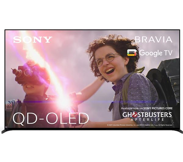 Sony BRAVIA XR-77A95LPU 77 inch OLED TV showcasing vibrant colors and deep blacks