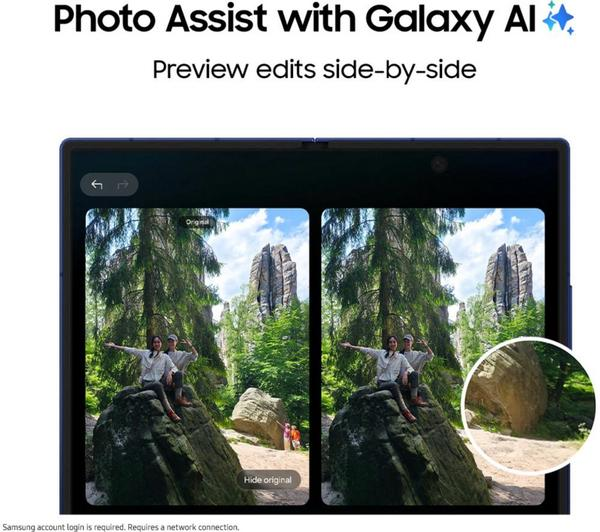 Samsung Galaxy Z Fold7 512GB Silver showing its sleek design and large display