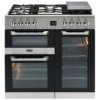 Leisure Cuisinemaster CS90F530X Dual Fuel Range Cooker Stainless Steel Front View