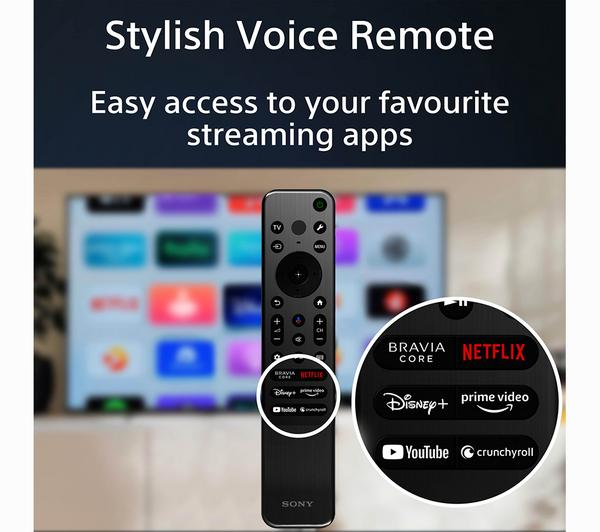 Sony KD-55X85LU 55 inch 4K TV with vibrant HDR LED display