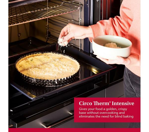 NEFF Slide&Hide N50 B3ACE4AN3B Oven in a modern kitchen setting, showcasing its stainless steel finish and unique Slide&Hide door.