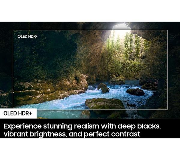 Samsung QE77S90D 77 inch OLED TV with vibrant colors and deep blacks