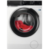 AEG ProSteam LFR74944UD 9kg washing machine in white and black finish