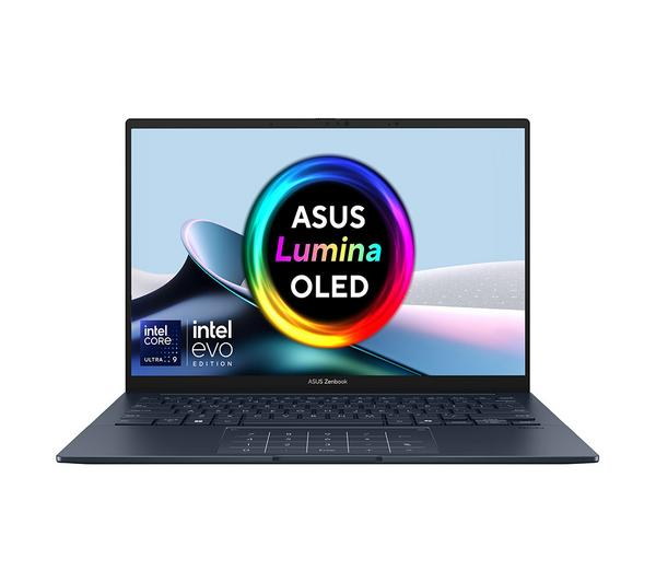 ASUS Zenbook 14 OLED blue 1TB laptop with vibrant display