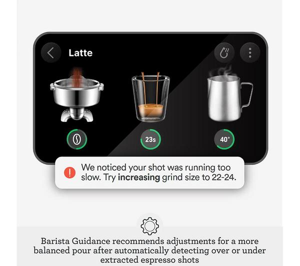 Sage SES985 Oracle Jet Coffee Machine brewing a perfect espresso