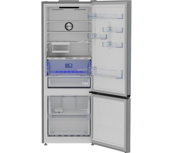 BEKO Pro HarvestFresh AeroFlow Fridge Freezer in a modern kitchen setting.