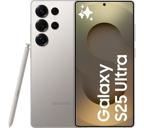 Samsung Galaxy S25 Ultra 256GB Titanium Grey - Front View