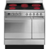 SMEG SUK92CMX9 90cm Ceramic Cooker in stainless steel finish