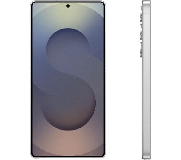 Samsung Galaxy S25 Ultra 1TB Silver showcasing its sleek titanium blue finish.