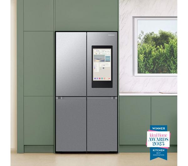 Samsung Family Hub AI Vision Silver refrigerator with advanced AI features