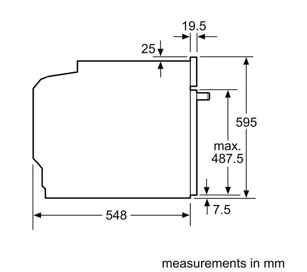 NEFF Slide&Hide N50 oven graphite grey electric with Slide&Hide door