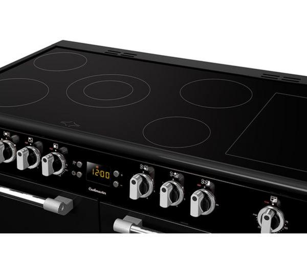 LEISURE Cookmaster CK100C210K Black Cooker with electric ceramic hob