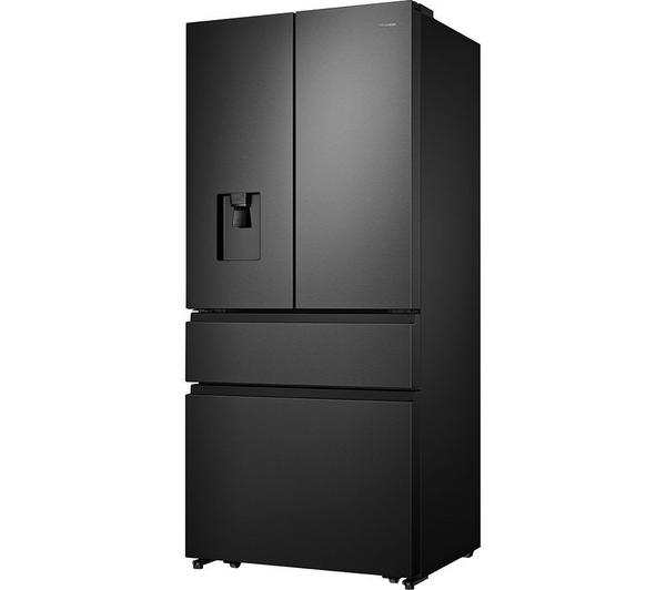 HISENSE PureFlat RF540N4WFE Fridge Freezer in Black Stainless Steel