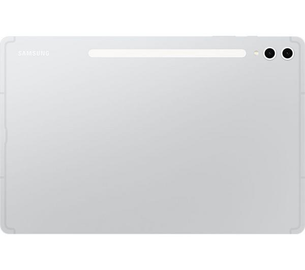 Samsung Galaxy Tab S10+ Silver showcasing its sleek design and vibrant display.