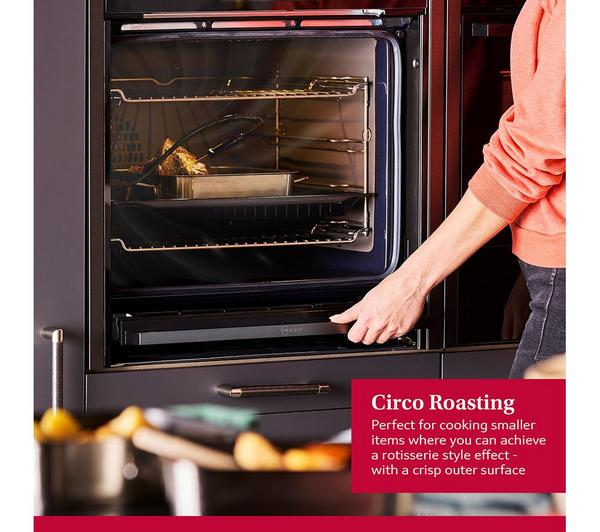 NEFF Slide&Hide N50 B3ACE4AN3B Oven in a sleek stainless steel design.