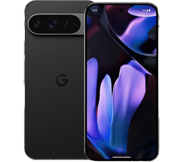 Google Pixel 9 Pro XL Obsidian in a sleek obsidian finish.